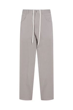 Pantaloni con coulisse in cotone grigio MM6 MAISON MARGIELA | SH0KA0056M20177858